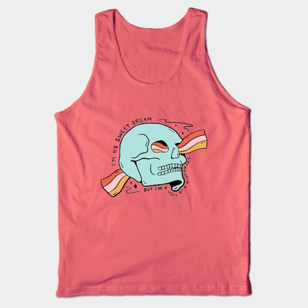 No Sweet Dream Tank Top by Doodle by Meg